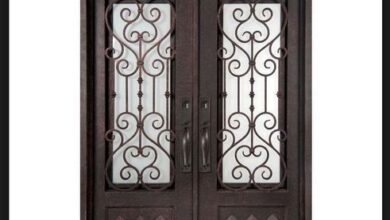 Wrought iron Castle Doors