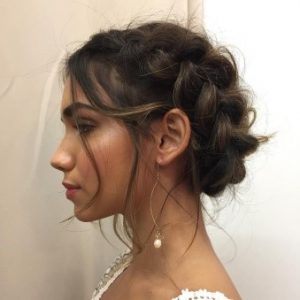 Hairstyle With Gown