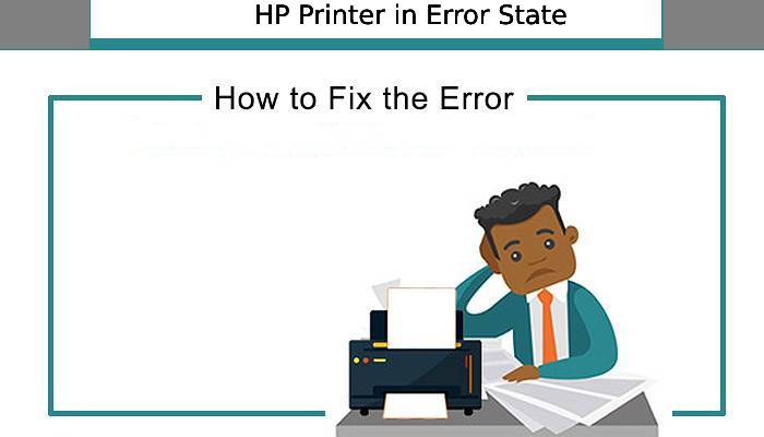 hp printer in error state