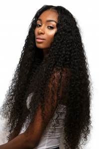 Lustrous curly weave 