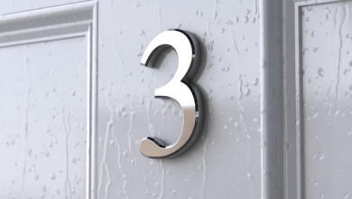 Self Adhesive Door Number