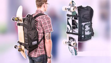 Can a skateboard fit in a backpack