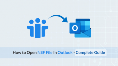 how to open NSF file in Outlook