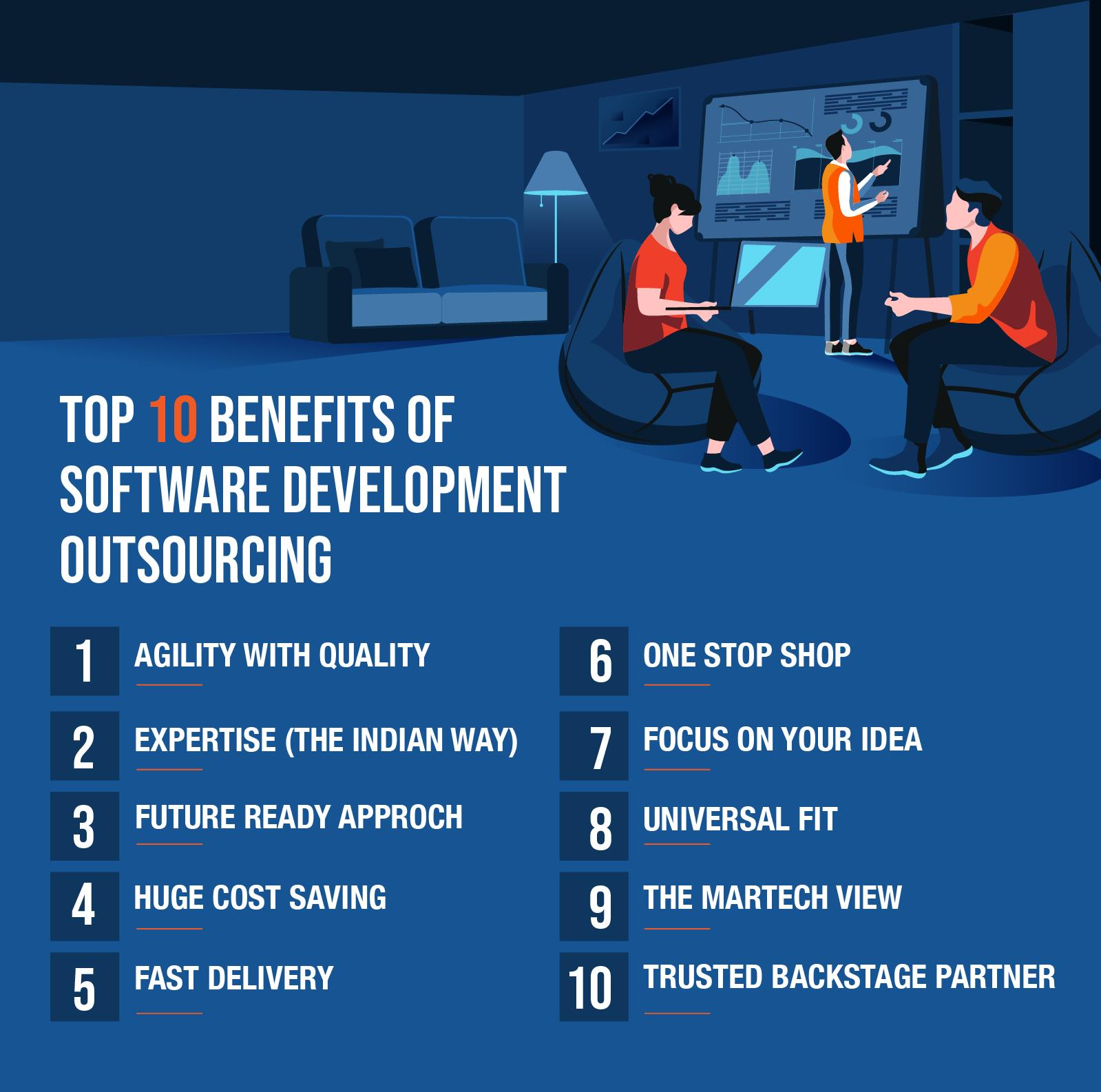 Benefits of software development outsourcing