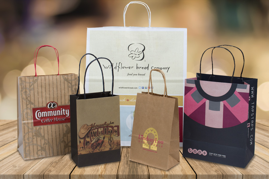 Custom shopping bags