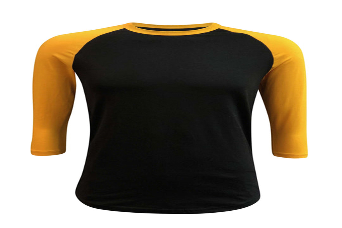 Best Black and Orange Raglan Shirt