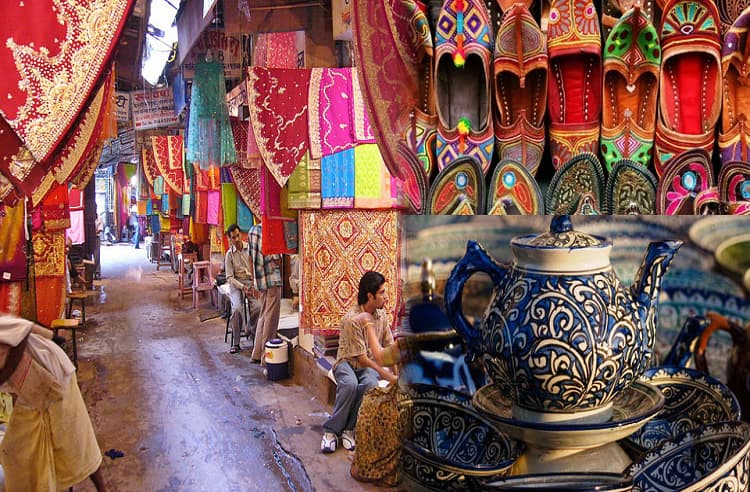 Get lost in the bazaars