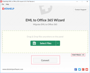 step 4 to open EML file in office 365