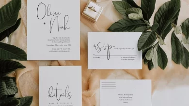 minimal wedding invitations