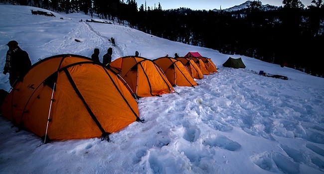 Camping at Kedarkantha Banbanjara