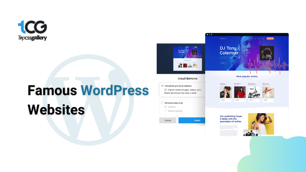 10 Most Popular Websites Built with WordPress